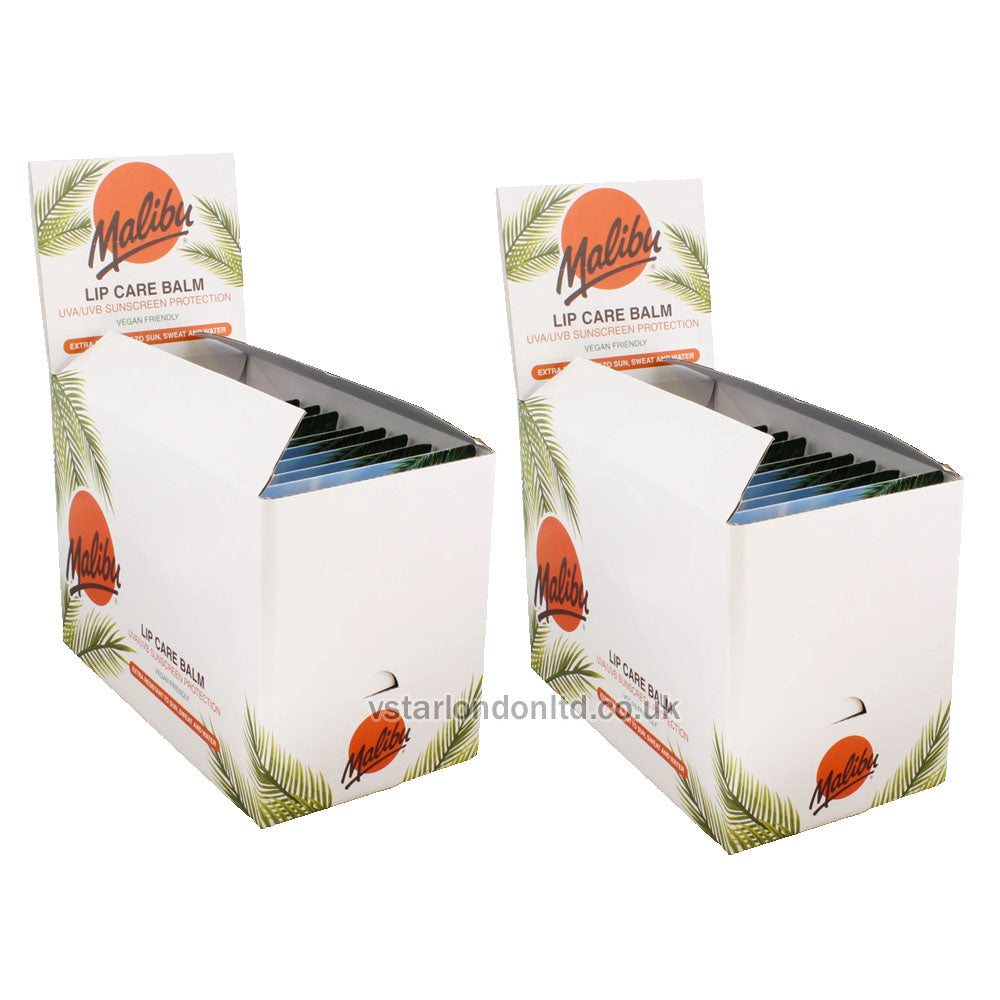 Malibu SPF 30 Lip Balm 3-Pack – Assorted Flavours | High Protection