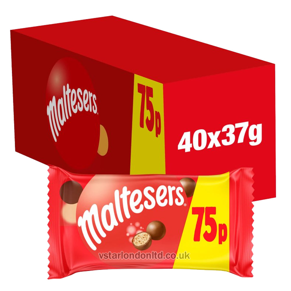 Maltesers Milk Chocolate & Honeycomb Snack Bag 37g(Pack of 20 & 40) PMP