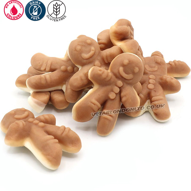 Vidal Gingerbread Men Gummies (1kg -3kg) – Cookies & Cream Flavour Pick & Mix Sweets