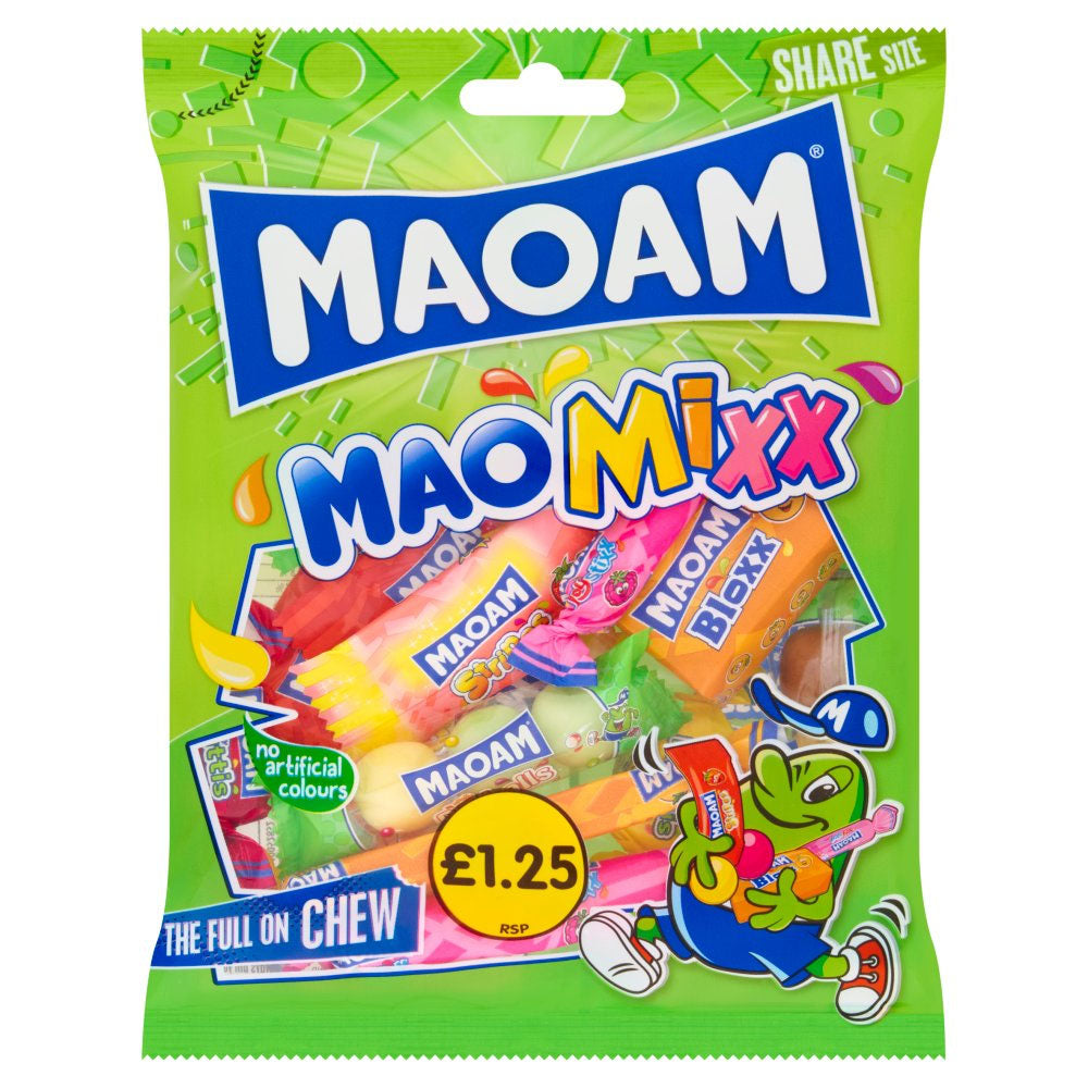 MAOAM MaoMixx Assorted Chewy Sweets Sharing Bag 140g(14 Packs)