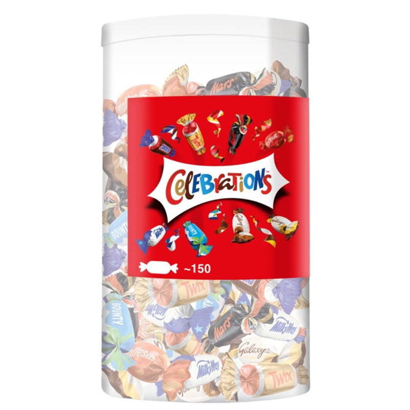 Celebrations Milk Chocolates & Biscuit Bars Tube 1.435kg