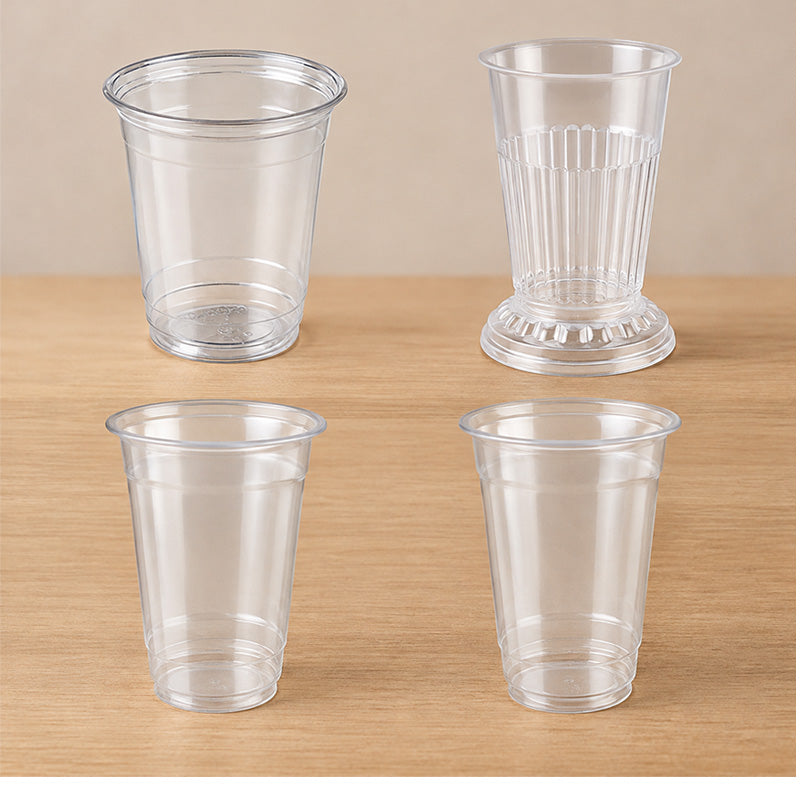 Disposable Cups Clear Sundae Dessert Cups Tas-Ty Knickerbocker Glory (200ml - 355ml)