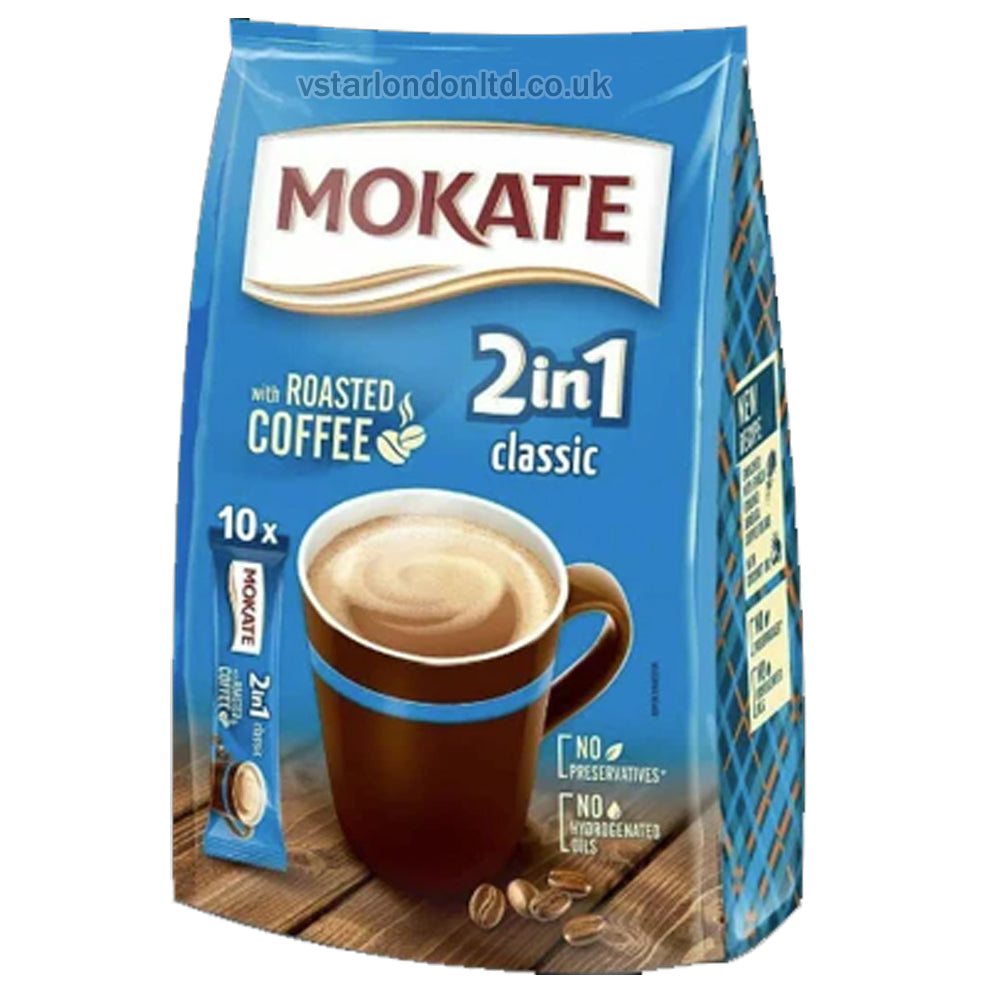 Mokate 2in1 Classic Roasted Coffee 10x14g Sachets