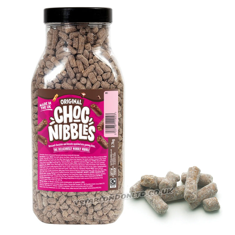 Sweet Dreams Original Choc Nibbles Jar Nobbly Chocolate Nibbles Bulk Chocolate Jar 2.72Kg