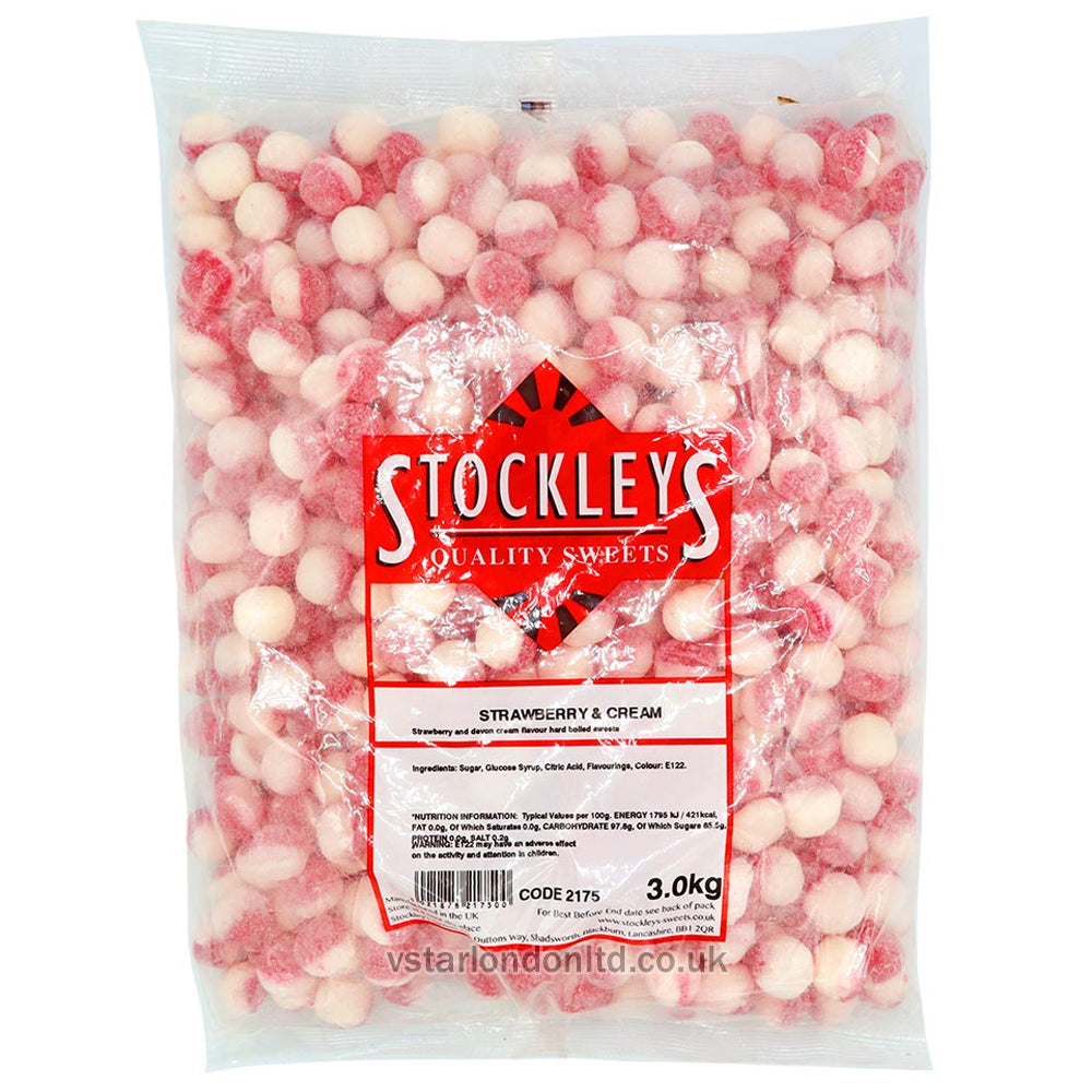 Stockley's Strawberries and Cream Bag(1kg - 3kg)