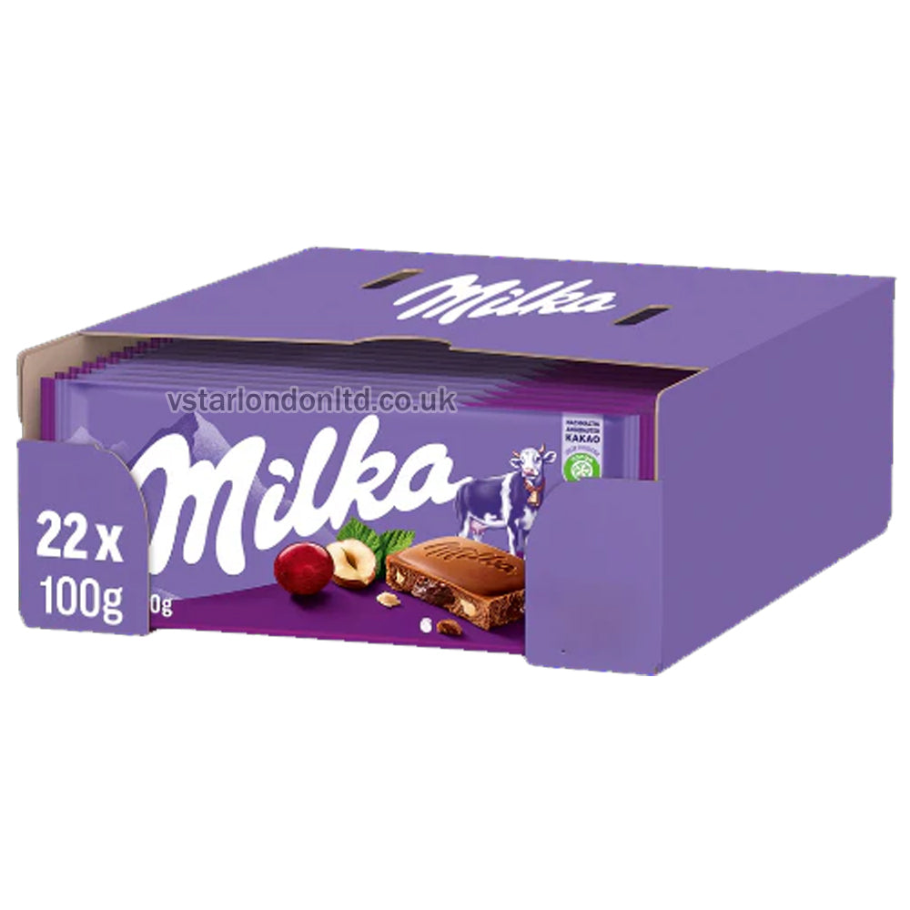 Variety of Milka Chocolate Collections