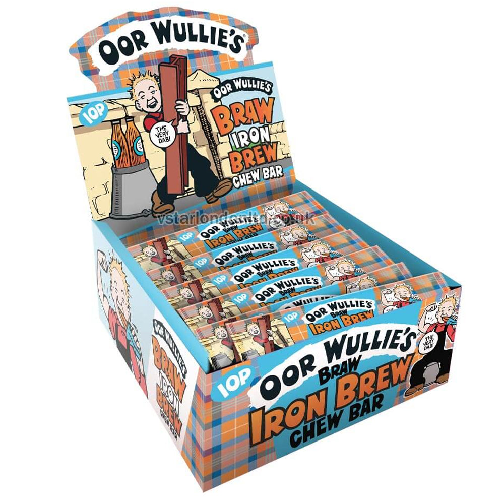 Oor Wullie's Iron Brew Chew Bar 11g(Pack of 72 Bars) PMP
