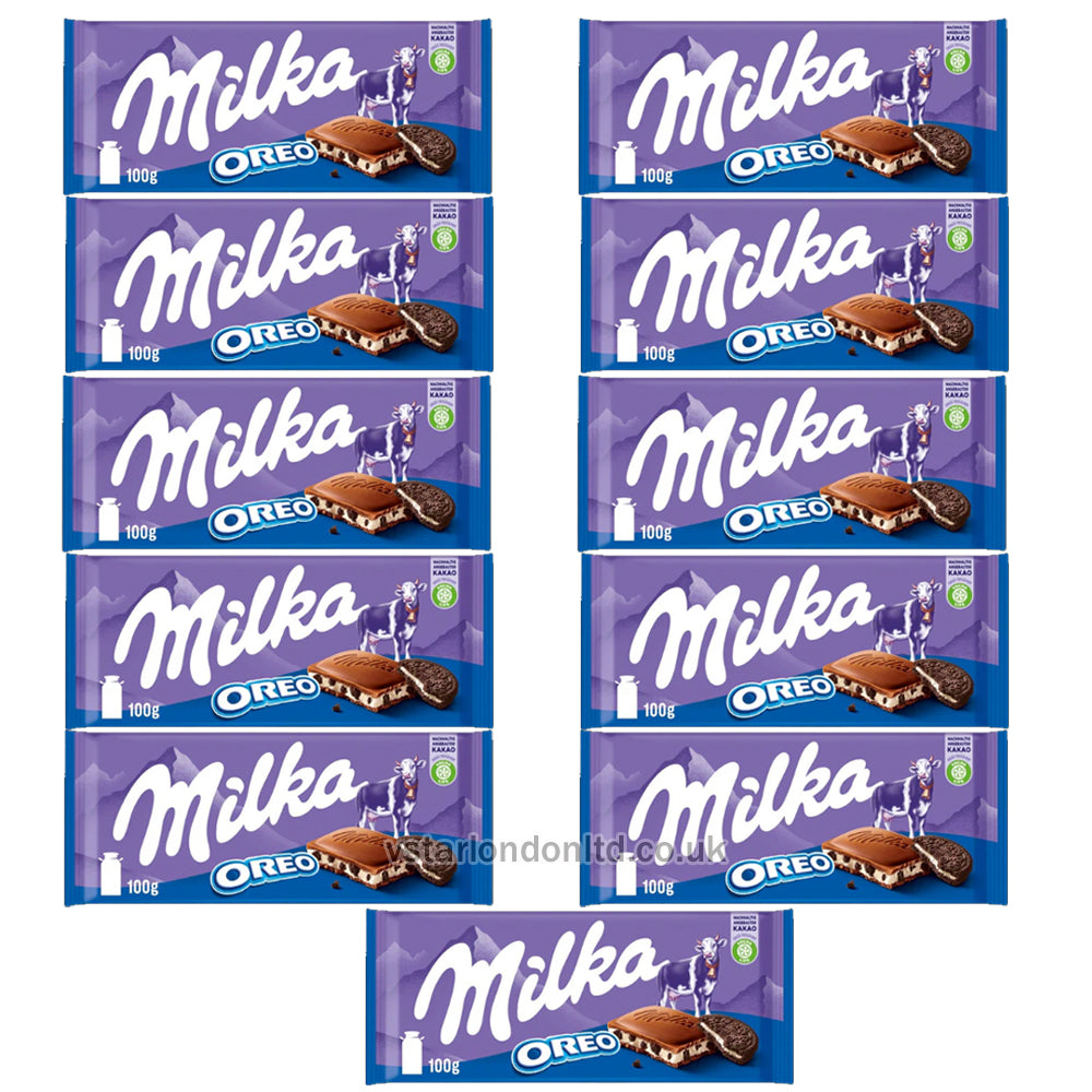 Variety of Milka Chocolate Collections