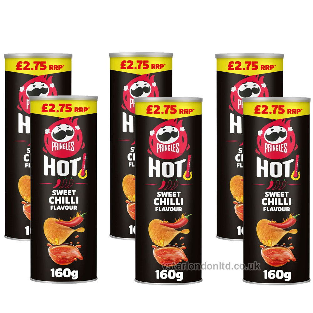 Pringles Hot Sweet Chilli Sharing Crisps 160g PMP