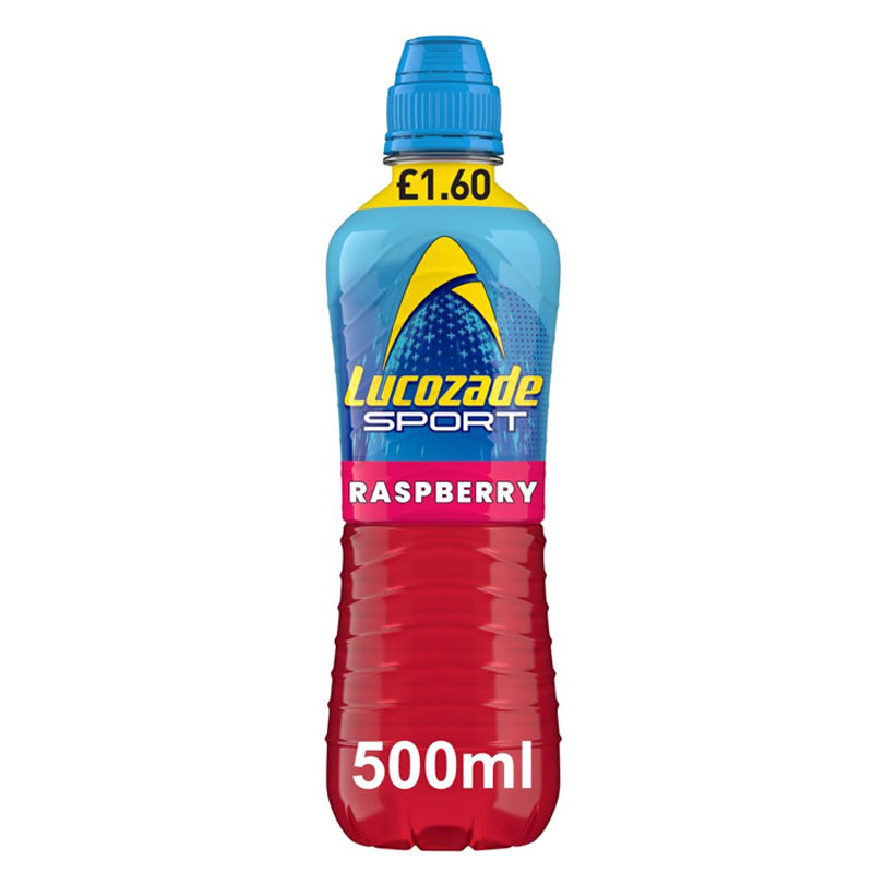Lucozade Sport Raspberry Drink 500ml PMP (Box of 12 Bottles)