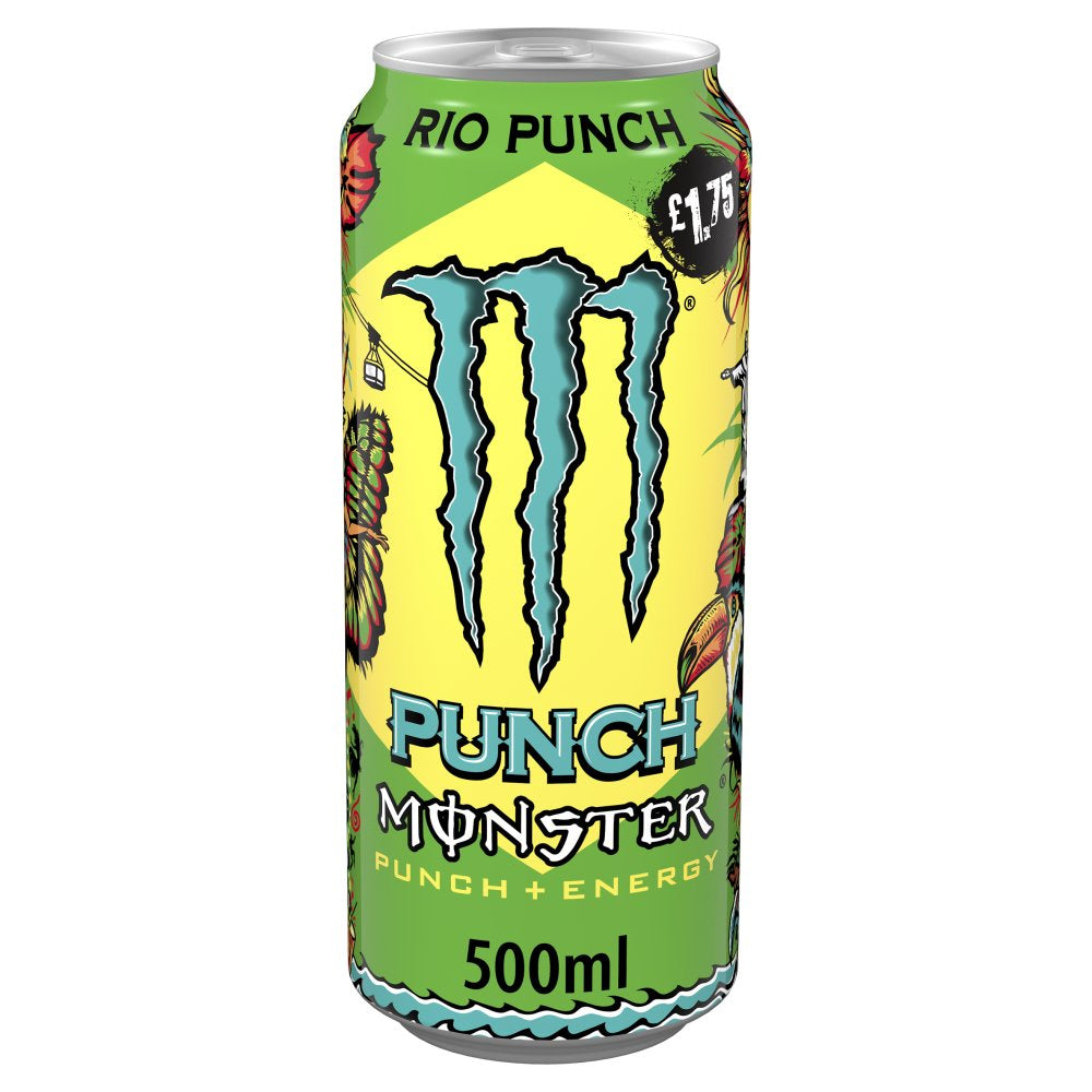Monster Energy Drink Rio Punch 500ml (Pack of 12)