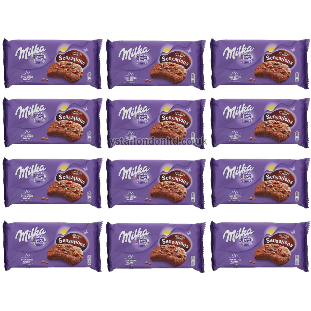 Milka Sensation Soft Choco 156g(Pack of 6 & 12)