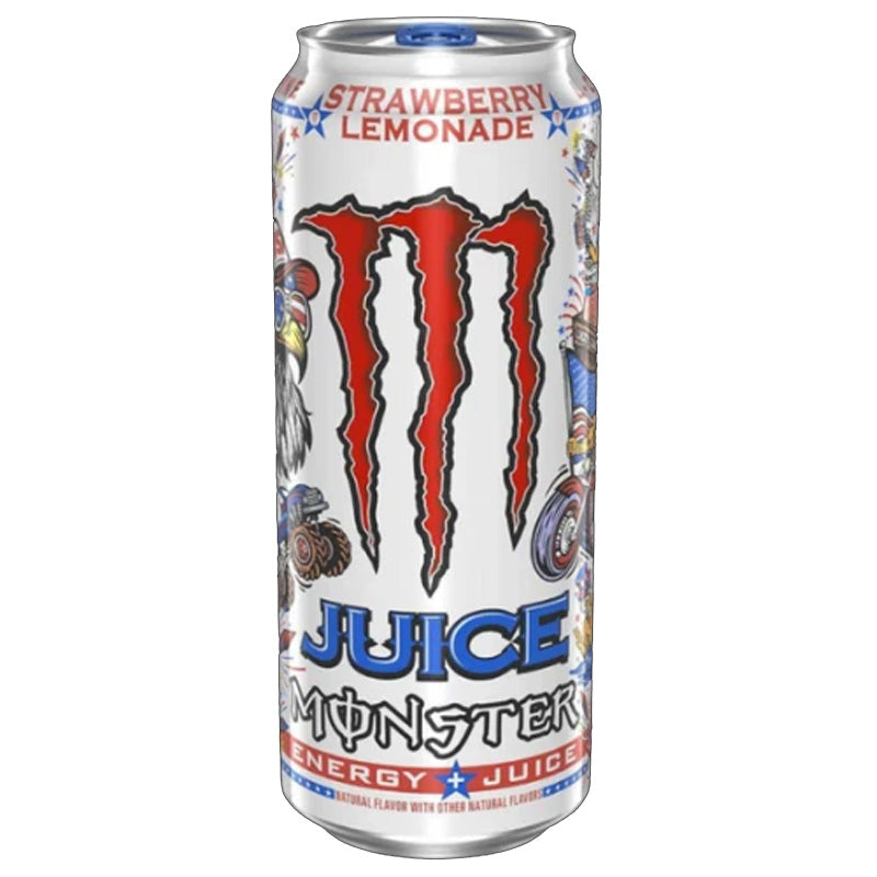 Monster Strawberry Lemonade Energy Drink 473ml – 12 & 24 Cans | Sports & Energy Drinks