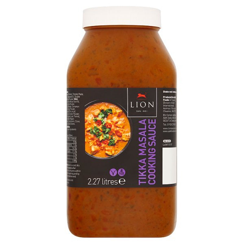 Lion Tikka Masala Cooking Sauce 2.27L | Vegetarian Gluten Free