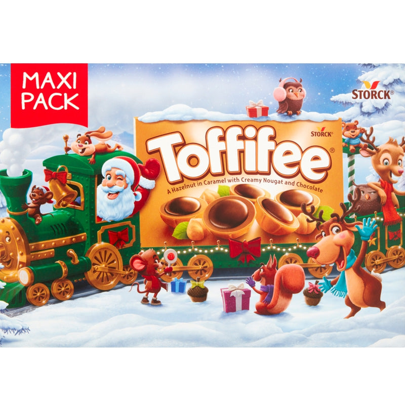 Toffifee Christmas Box 400g – 48 Pieces | Caramel Cups with Hazelnut Nougat & Chocolate
