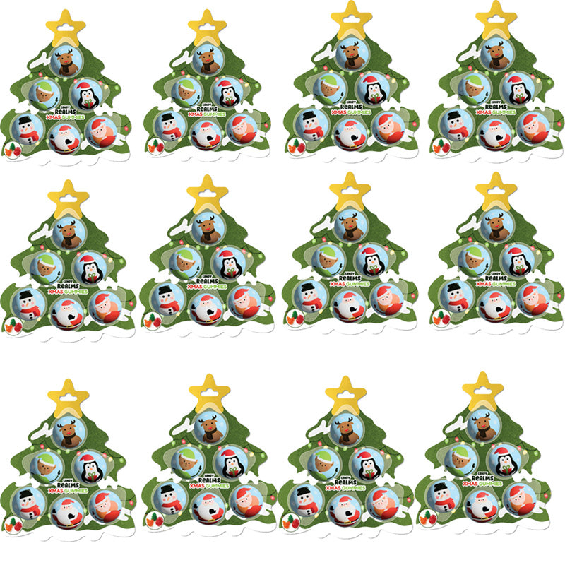 Candy Realms Christmas Gummies 30g x 12 – Festive Fruit Flavour Gummy Sweets
