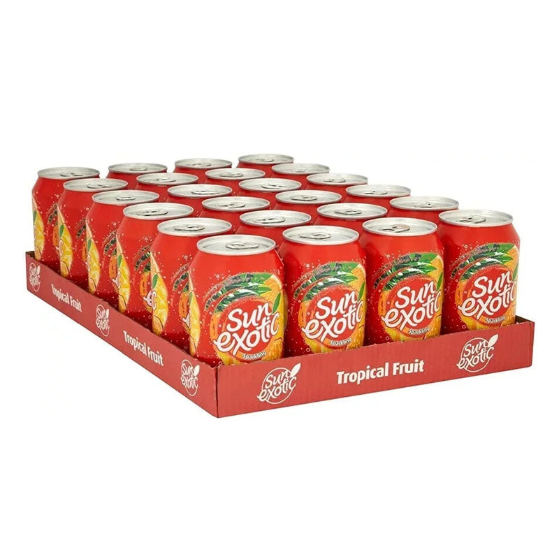 Sun Exotic Sparkling Tropical Fruit 330ml (12 & 24 Cans)