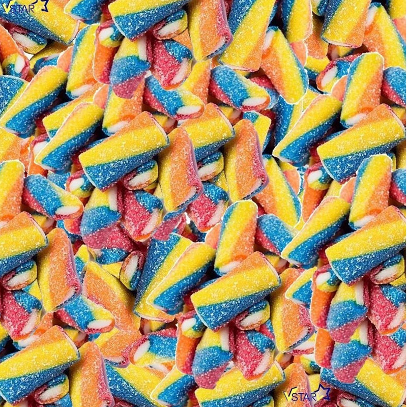 Chupa Chups Mini Sour Tubes Fizzy Fruit Soft Chews 120g PMP (12 Packs)