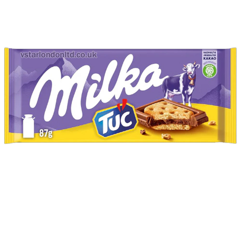 Milka Tuc Chocolate 87g(Box of 18)
