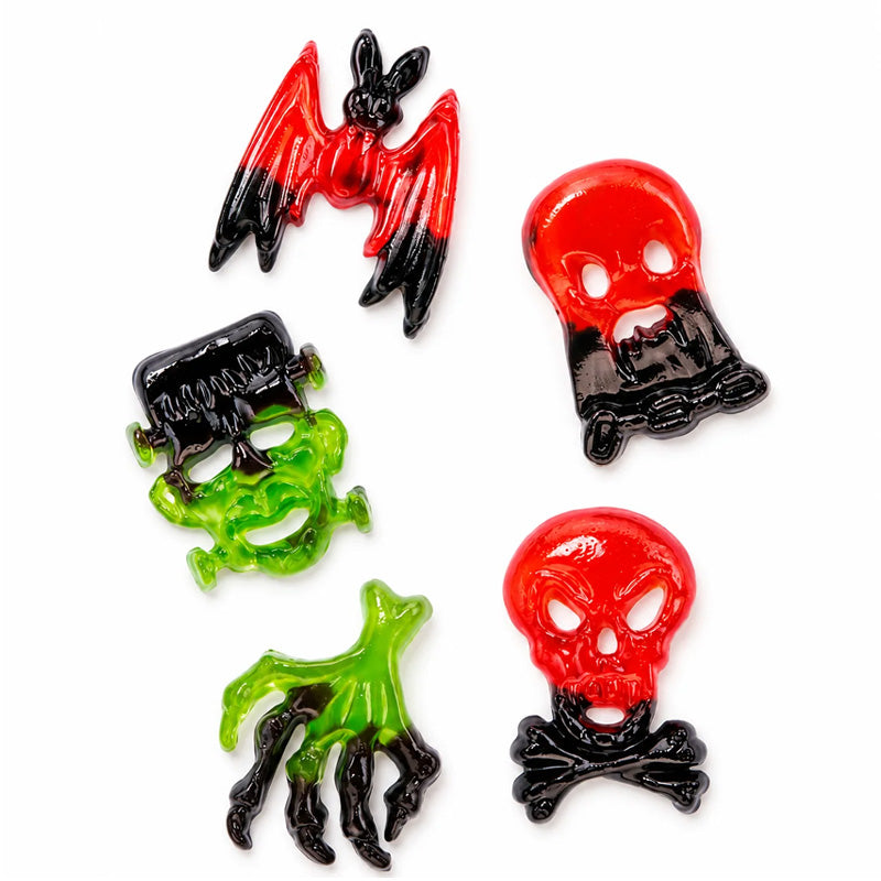 Vidal Monster Halloween Jelly Sweets 66 x 11g – Strawberry Flavour Monster Gummies