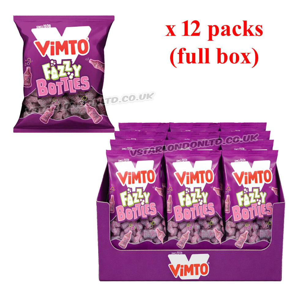 Vimto Fizzy Bottles Gummy Sweets Bag 100g
