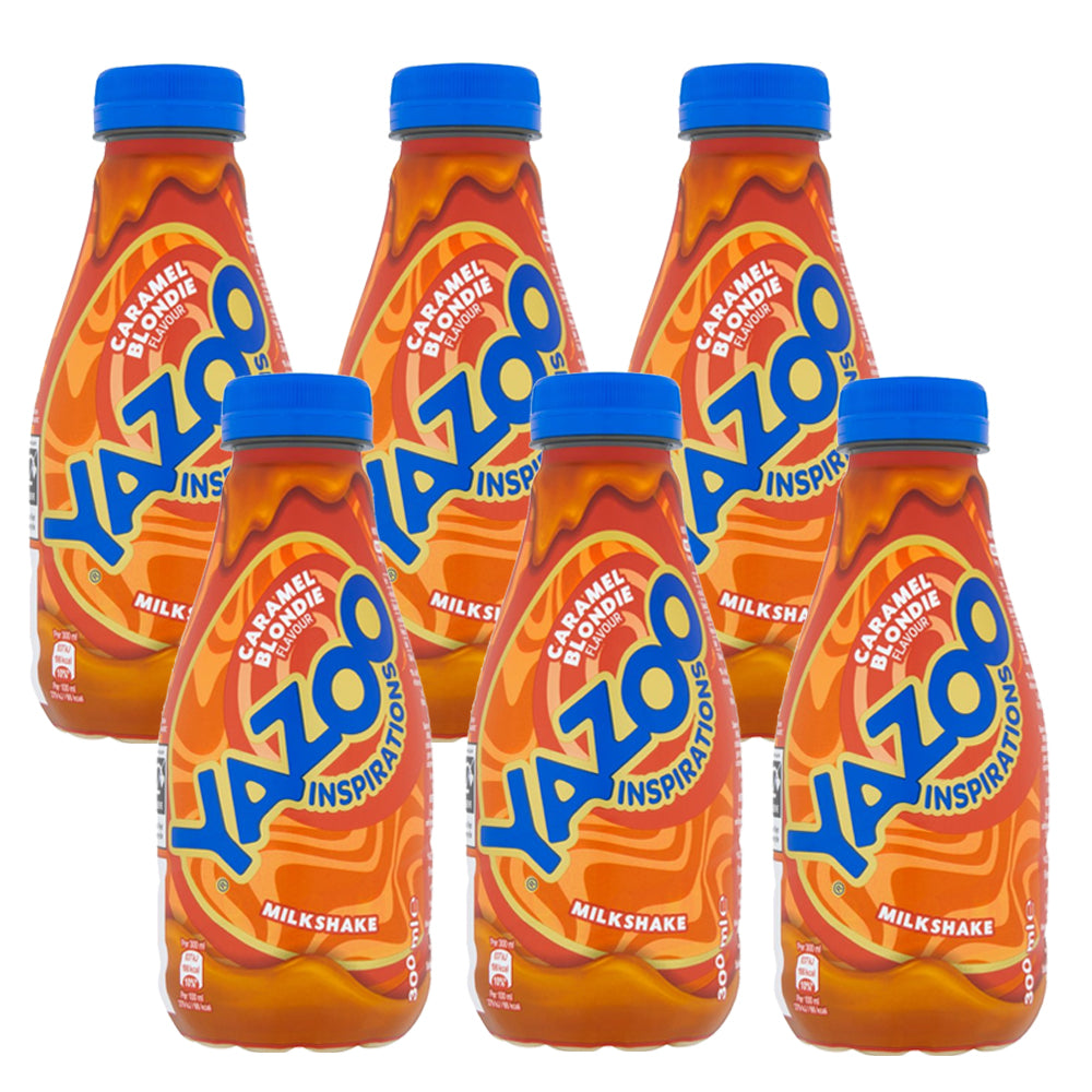 YAZOO Inspirations Caramel Blondie Flavour Milkshake 300ml (6 & 12 Bottles)