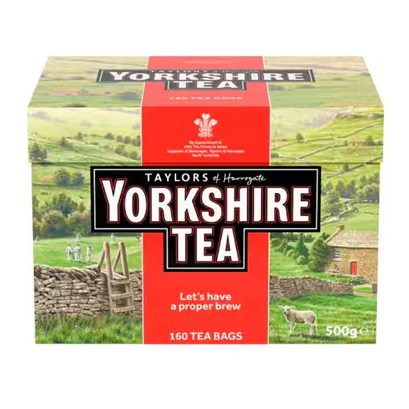 Yorkshire Tea Original Black Tea Bags – Premium Strong English Tea (Box of 160 Bags)