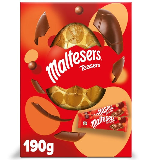 Maltesers Teasers Milk Chocolate Large Easter Egg 190g