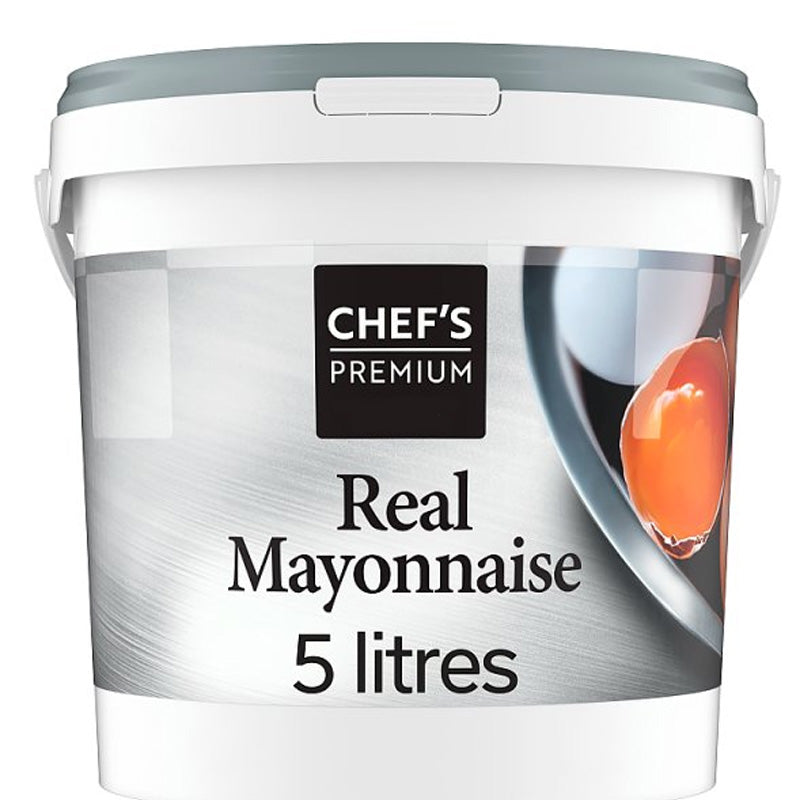 Chef's Premium Real Mayonnaise 5L Free Range Eggs Vegetarian