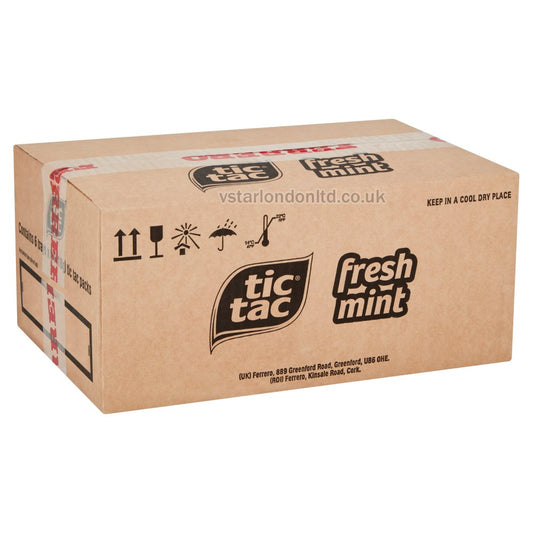 Tic Tac Fresh Mint 18g(Box of 24 Packs)