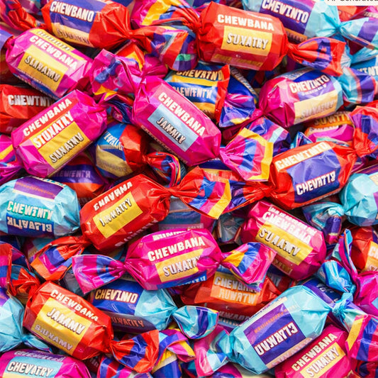 Real Candy Co Retro Assorted Chews Mix 1kg - 3kg Fruit Flavour Sweets