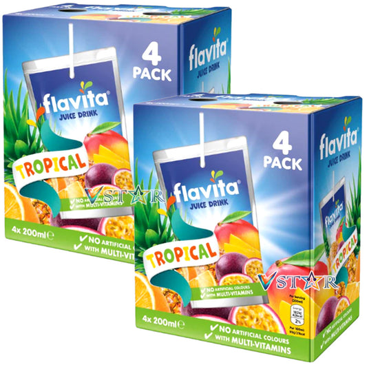 Flavita Tropical Juice Drink 2x(4x200ml)