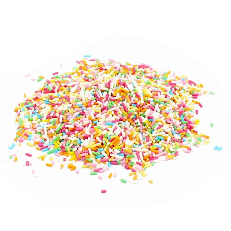 Kingsway Sugar Strands 2.5kg Bag Multi-Coloured Sugar Strands Topping