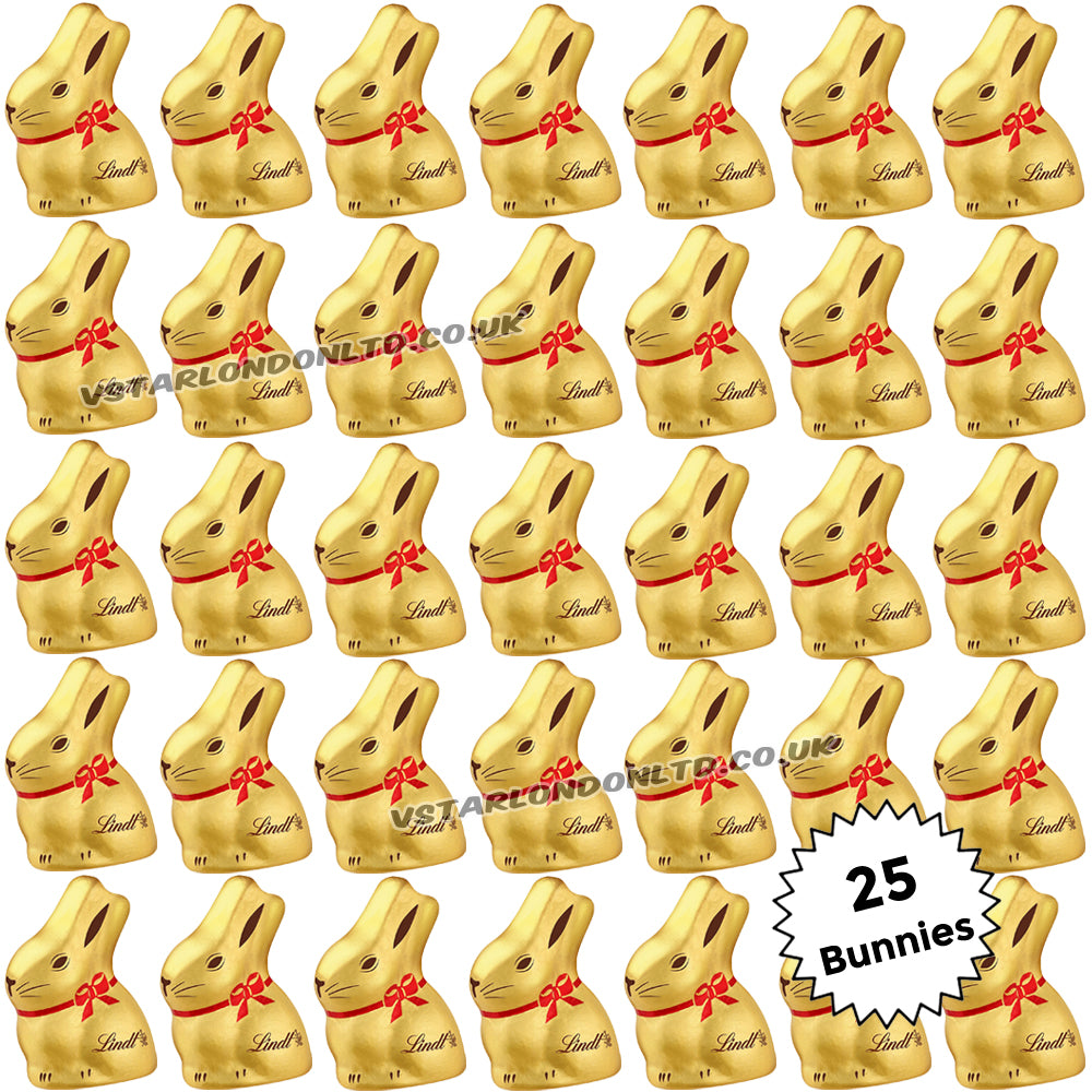 Lindt Gold Bunny Milk Chocolate 10g Easter 2026 (25–100 Bunnies)