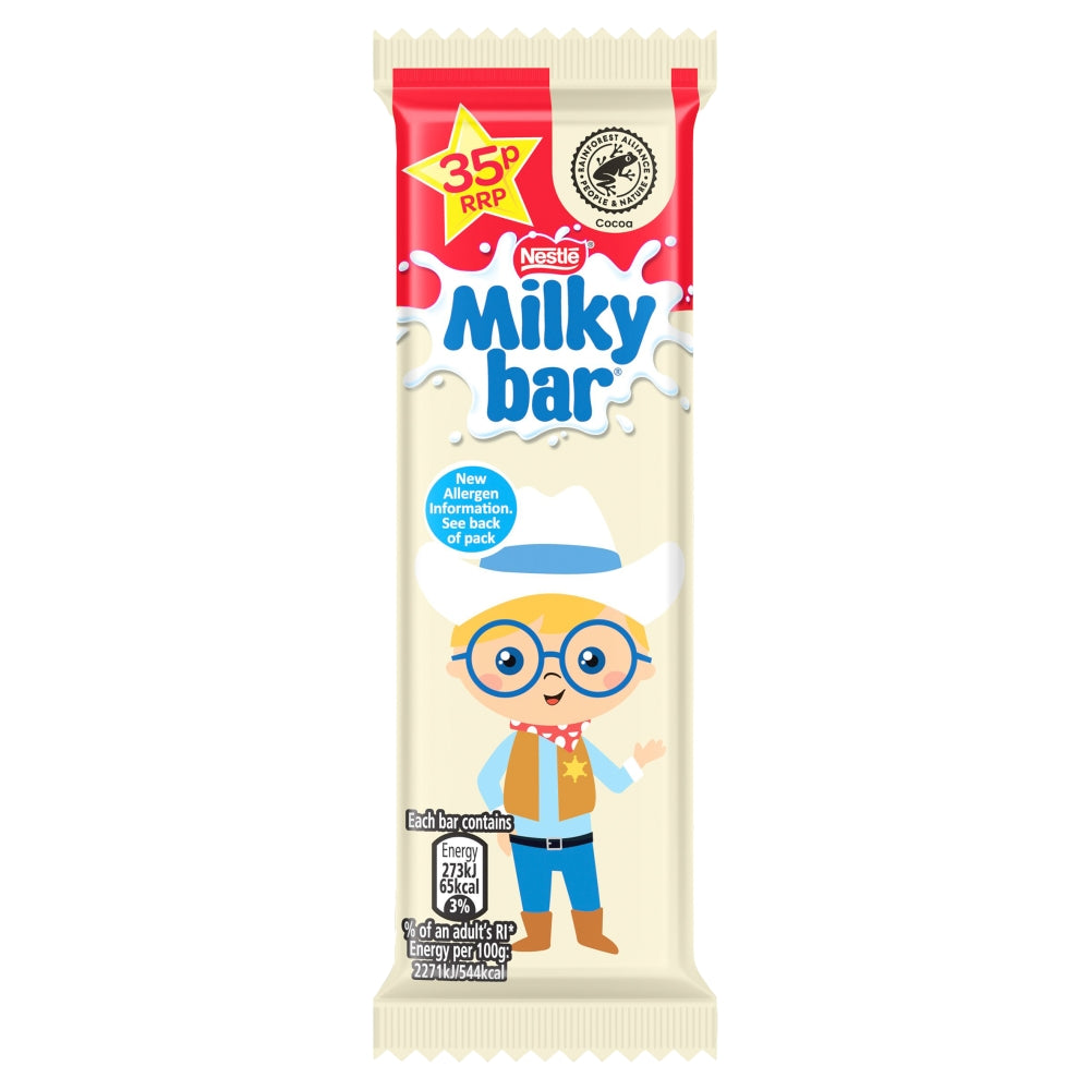 Milkybar Kid White Chocolate 12g PMP 35p – 54 Bars
