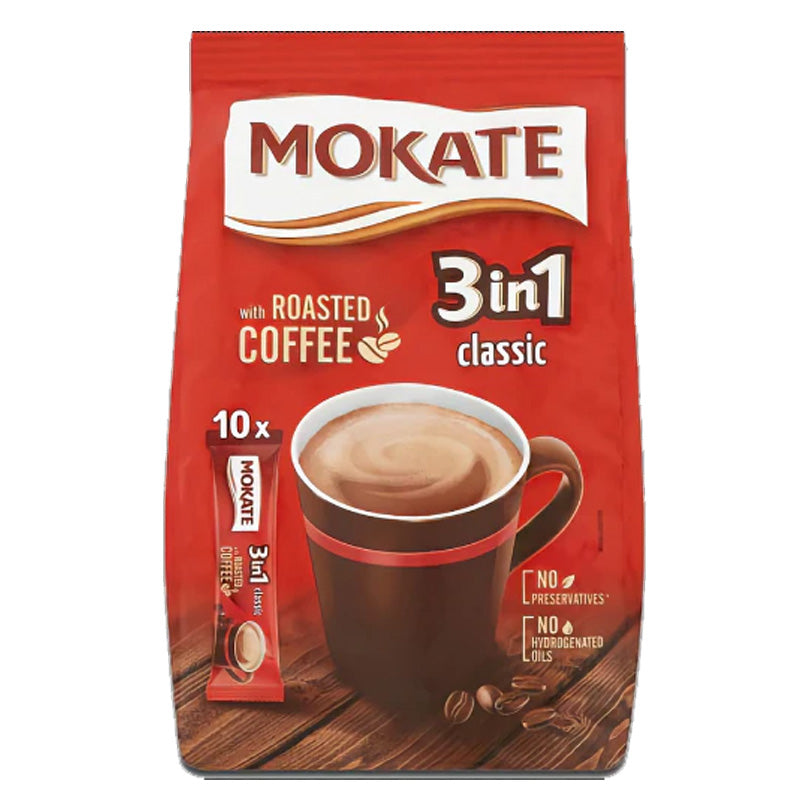 Mokate Instant Coffee Mix 2 In 1 3 In 1 Latte Caramel Frappe Sachets (4 to 10 Packs)