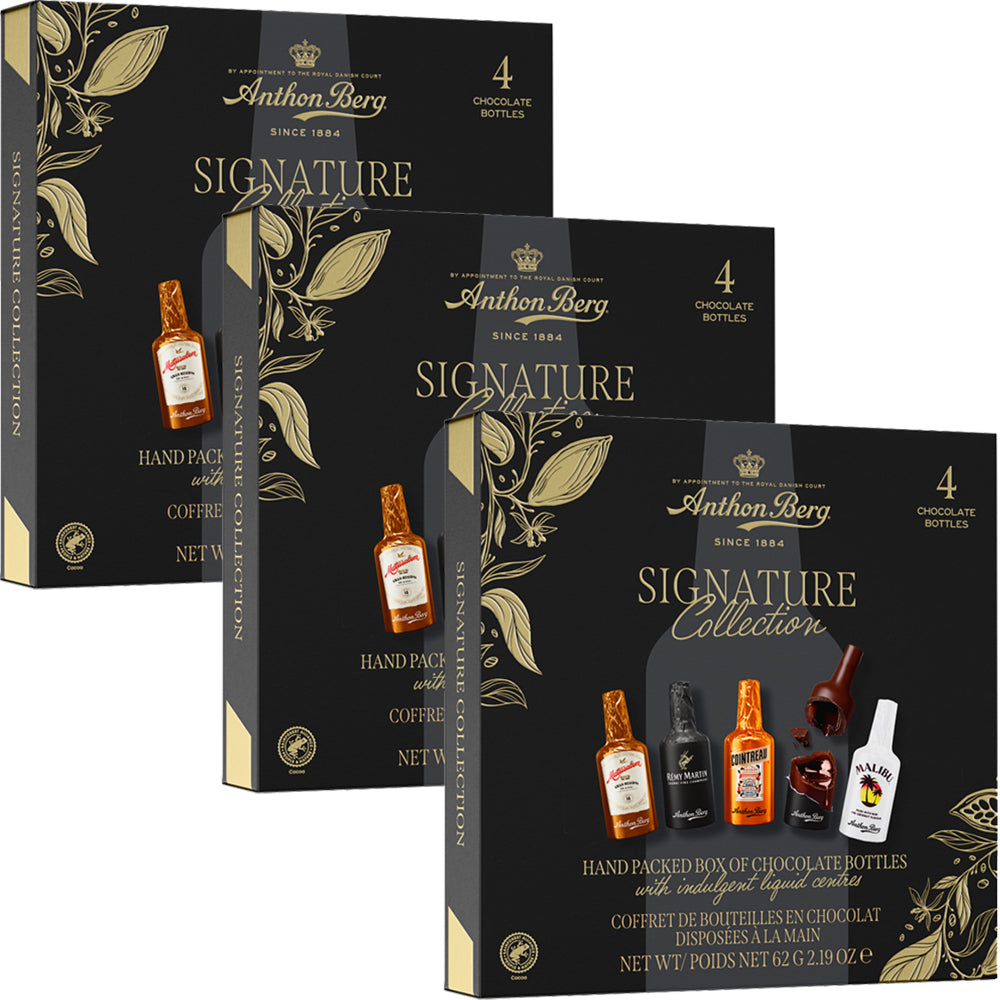 Anthon Berg Signature Collection 4 Piece Chocolate Box 62g (2, 3 & 5 Boxes)