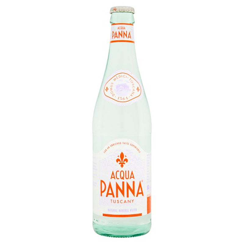 Acqua Panna Tuscany Natural Mineral Water Glass Bottles 500ml (Box of 24 Bottles)