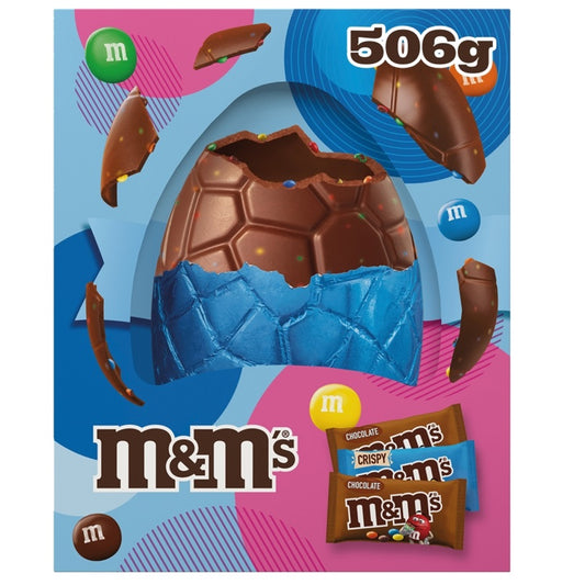 M&M's Milk Chocolate & Crispy Giant Easter Egg 506g