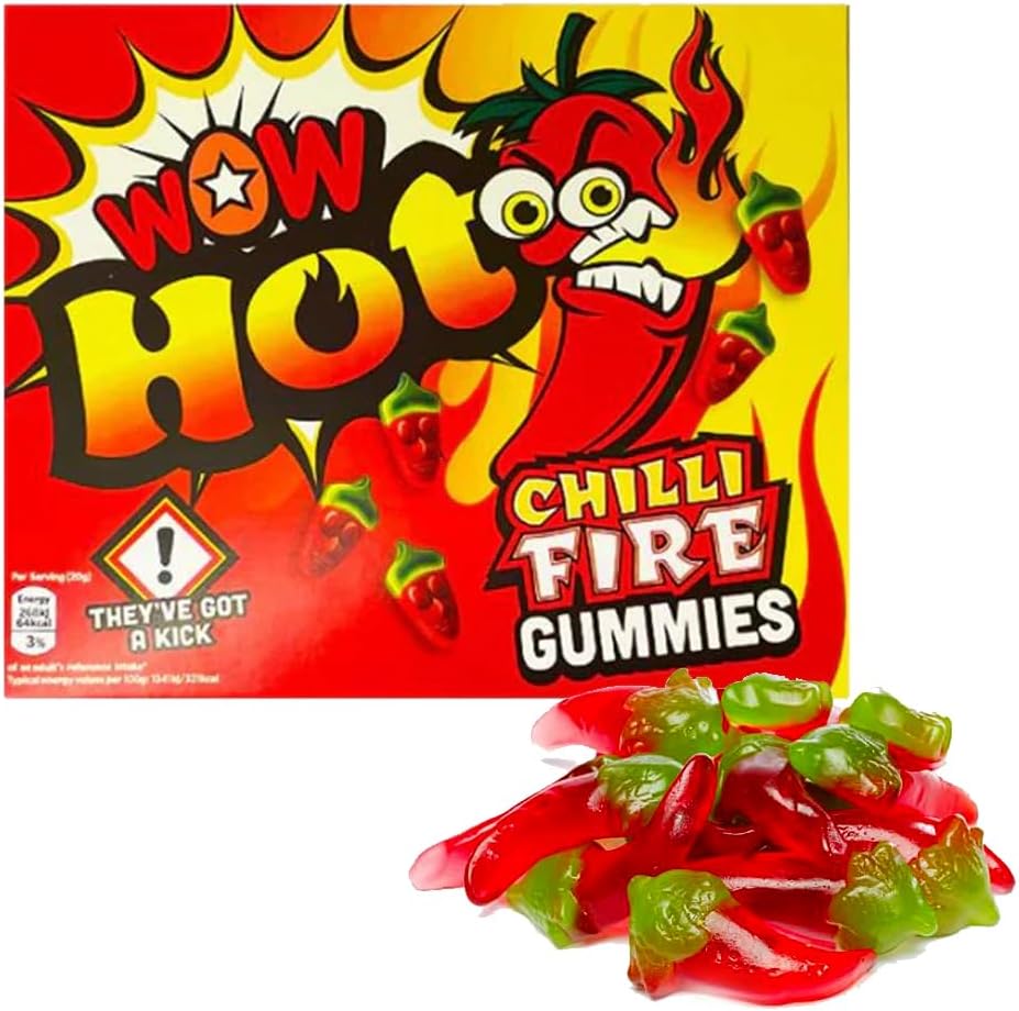 Wow Hot Chilli Fire Gummies 150g