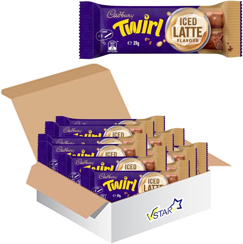 Cadbury Twirl Iced Latte Bar 39g 