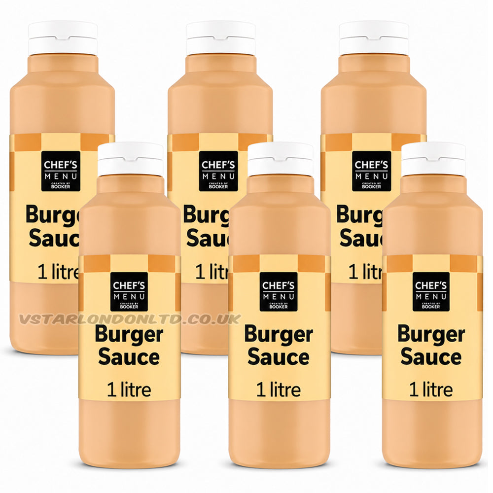 Chef’s Menu 1L Sauce Bottles Variety Pack (2, 4 or 6 Bottles)