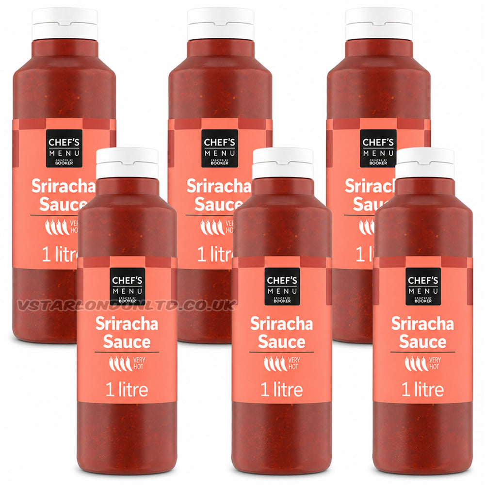 Chef’s Menu 1L Sauce Bottles Variety Pack (2, 4 or 6 Bottles)
