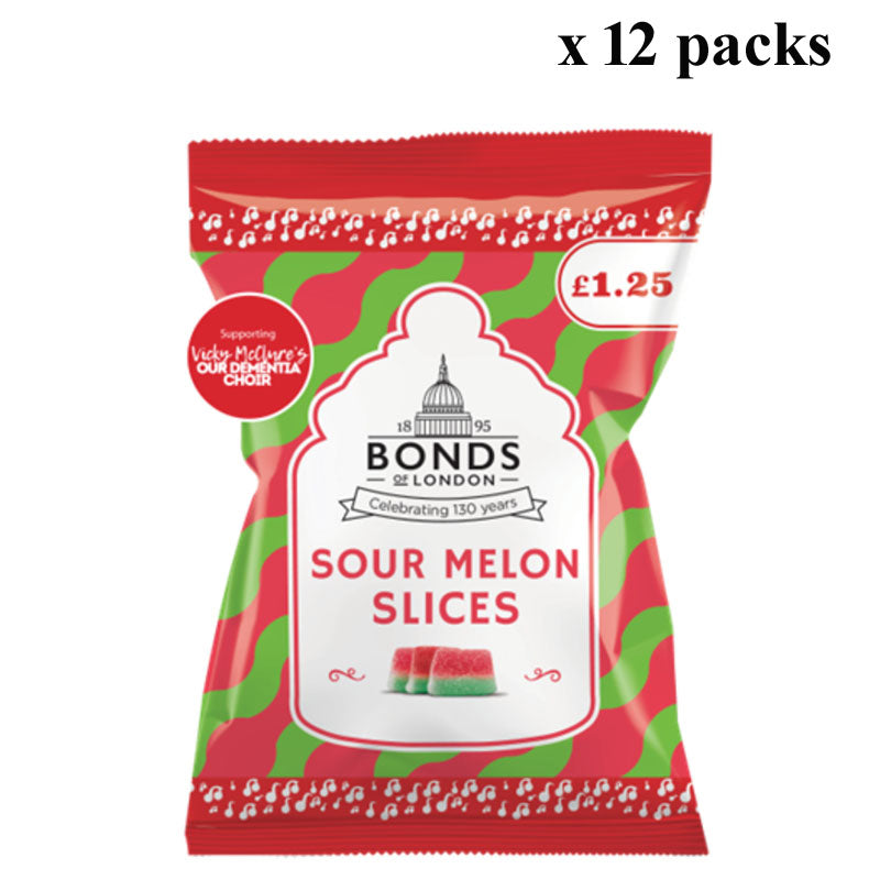 Bonds Classic Sweets 130g PMP| Rhubarb Custard Pear Drops Jelly Beans Fruit Pastilles (Box of 12)