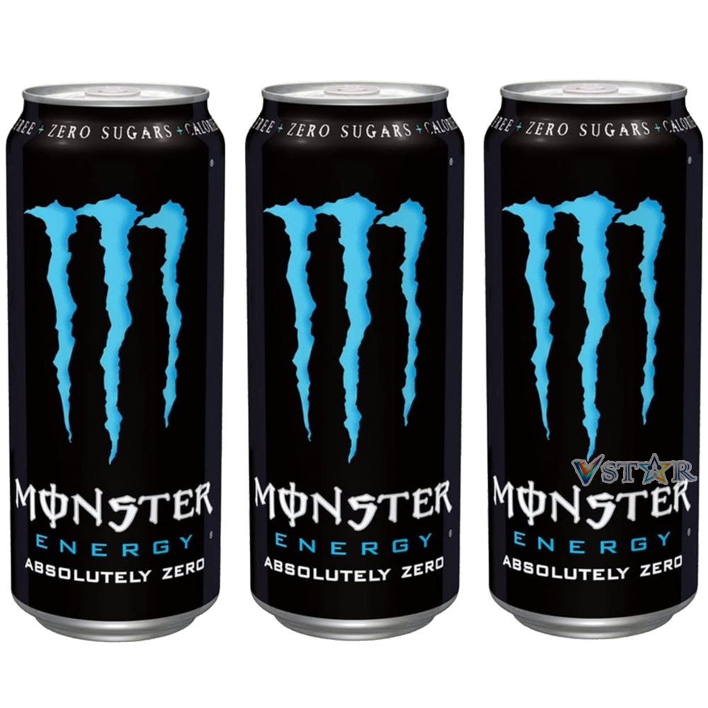 Monster Energy Drink Variety Pack Flavors 3 x 500ml Cans