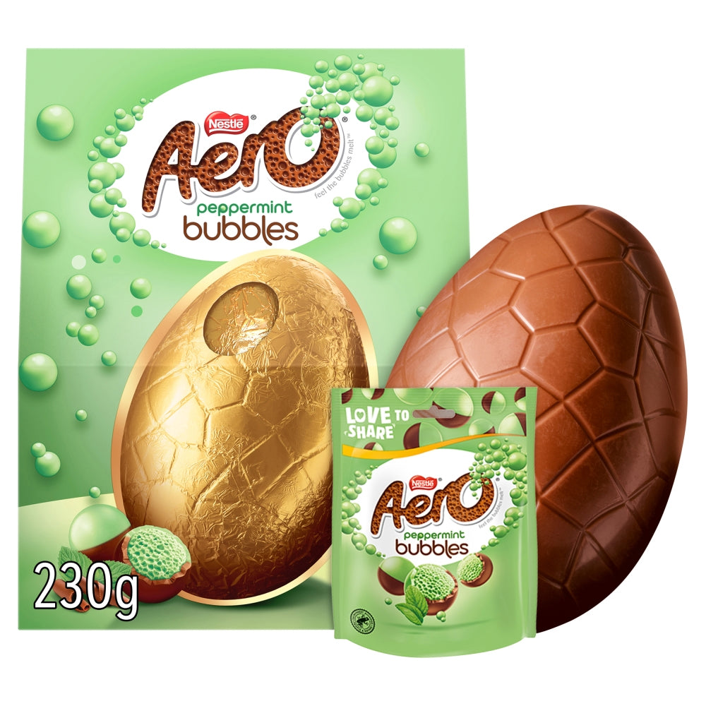 Aero Peppermint Mint Chocolate Giant Easter Egg 230g