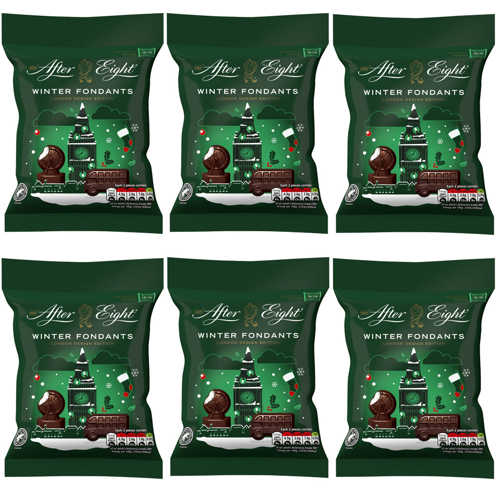 After Eight Winter Fondants Dark Mint Chocolate Bag 6 x 57g