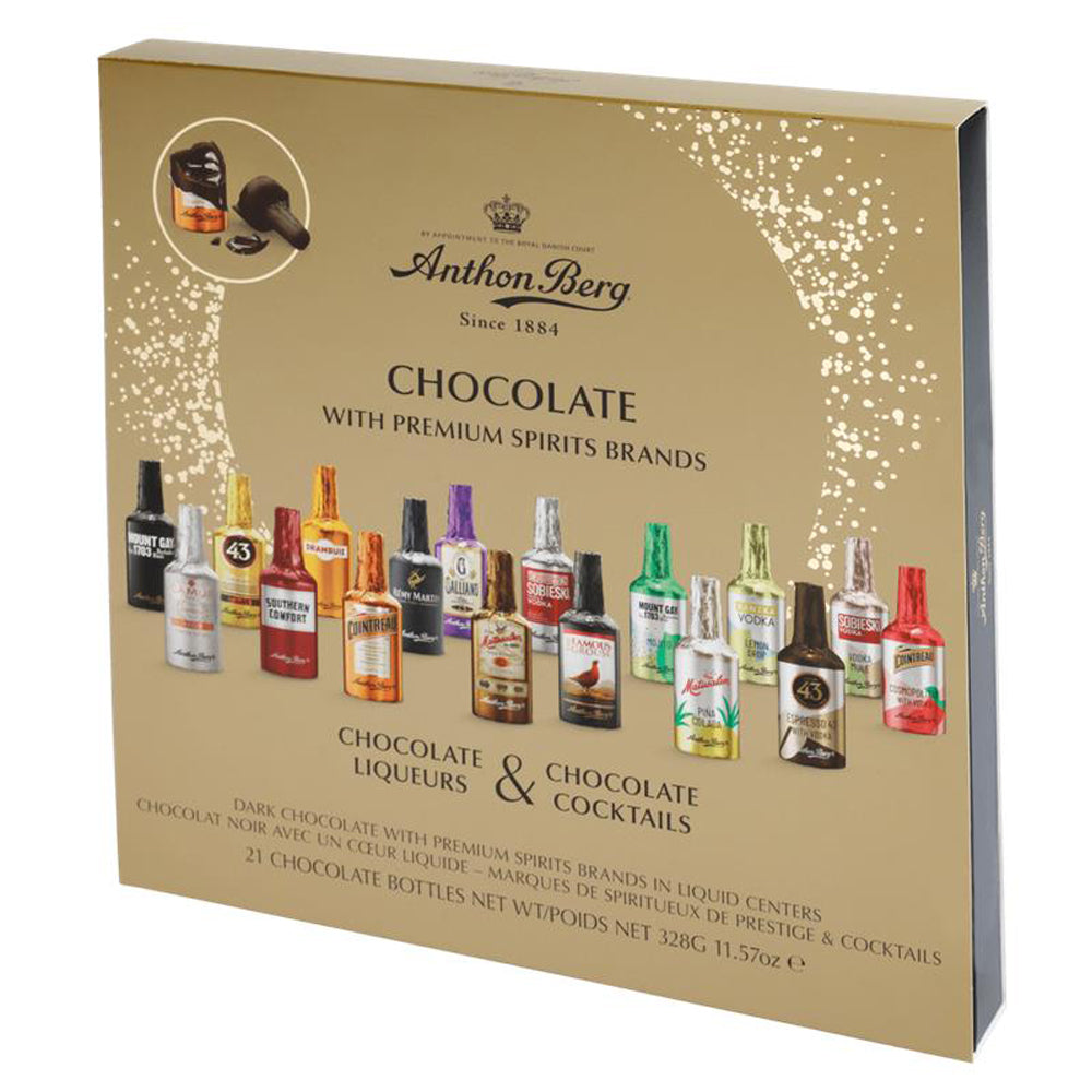 Anthon Berg Chocolate Liqueur Collection – 21 Piece Box 328g
