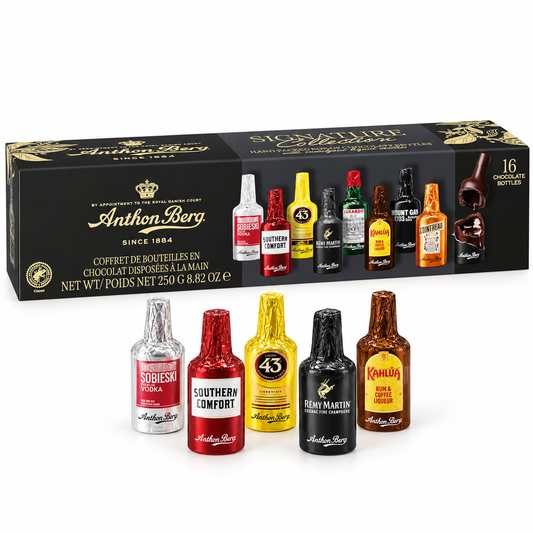 Anthon Berg Signature Collection Dark Chocolate Liqueurs 250g (16 Pieces)