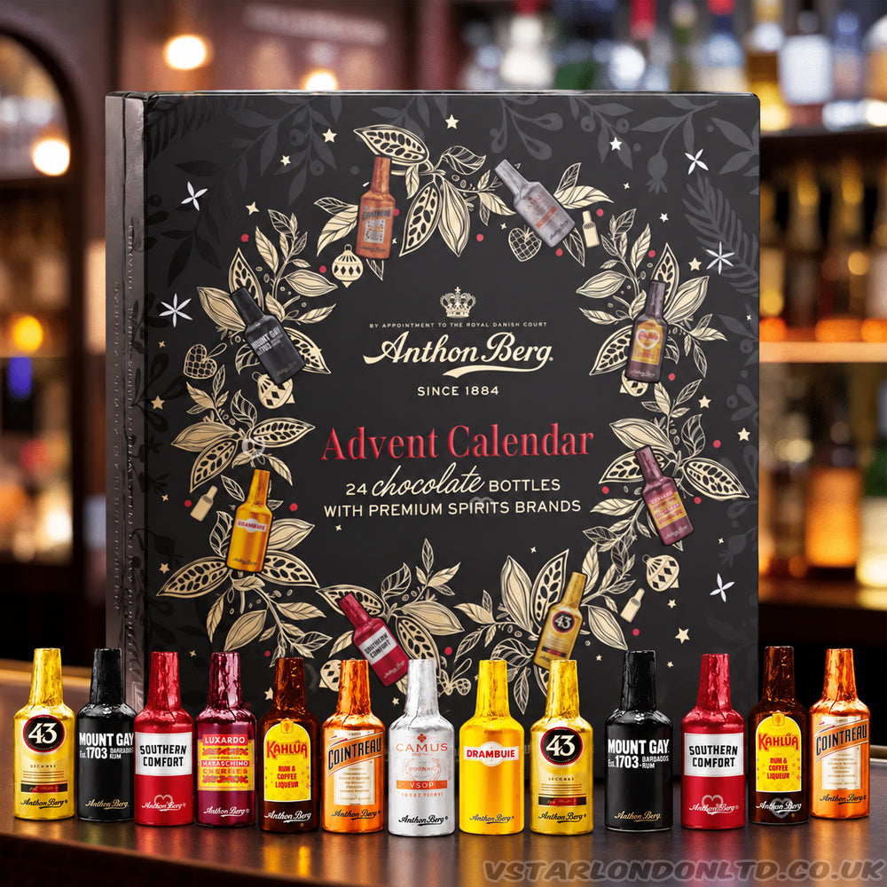 Anthon Berg Liqueur Advent Calendar 375g – 24 Chocolate Bottles